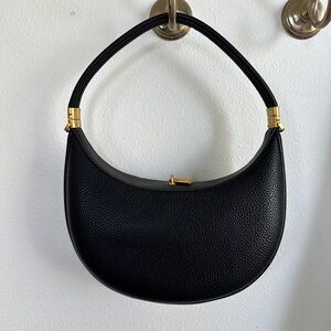 Black crescent bag